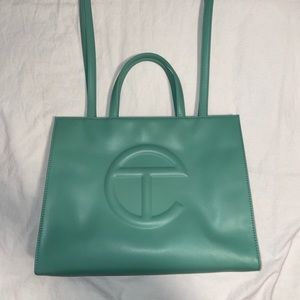 MEDIUM SAGE TELFAR BAG